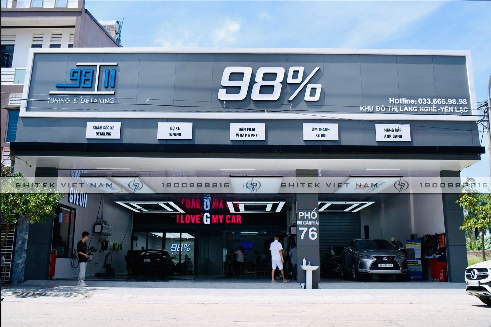 HÀNH TRÌNH THIẾT KẾ TRUNG TÂM CHĂM SÓC XE 98% Detailing