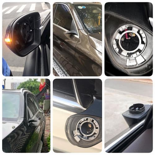 Lắp thiết bị bảo vệ gương ô tô, chống trộm tại Hà Nội