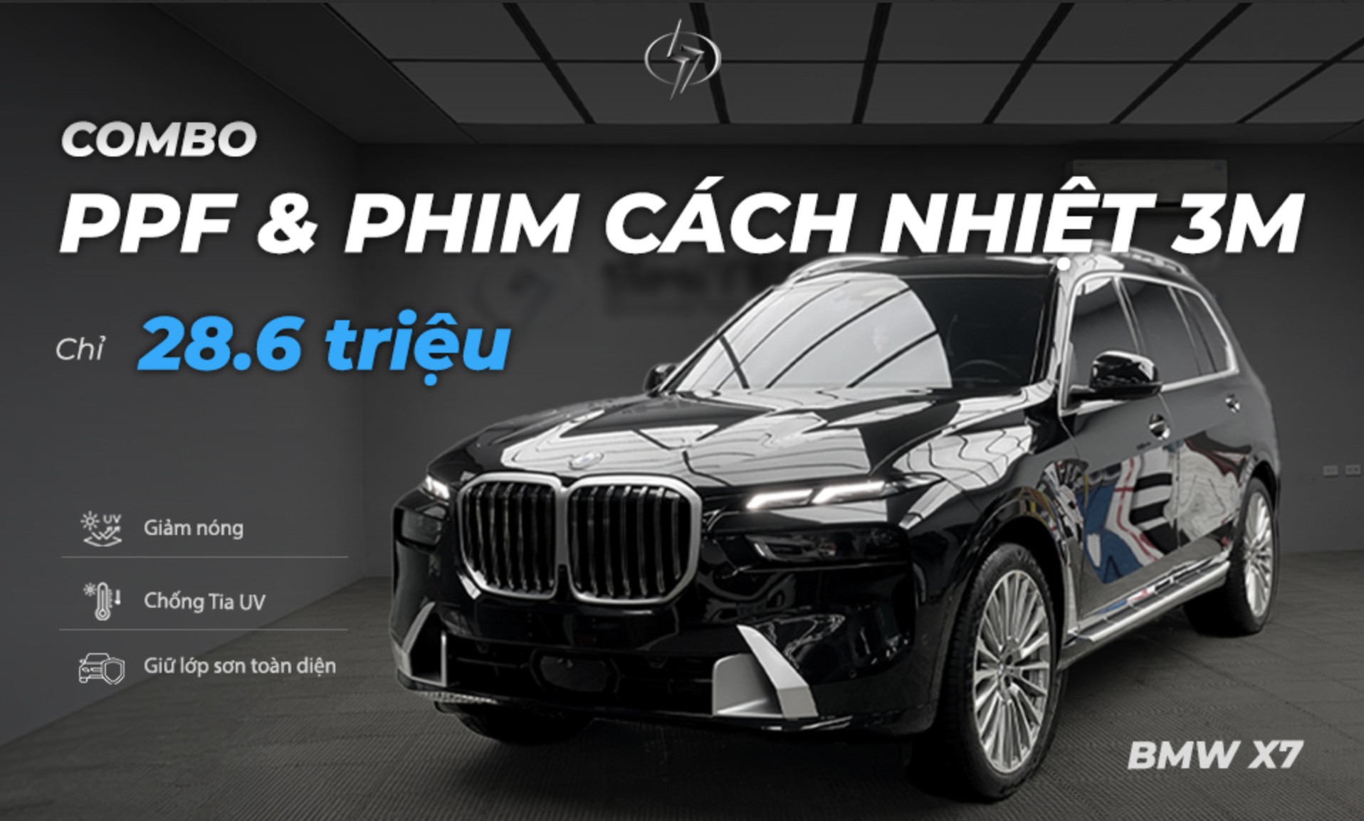 Combo PPF và phim cách nhiệt 3M chỉ từ 28.600.000đ 